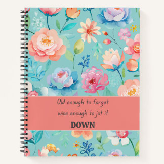 Carnet de devis amusant et Journal floral mignon