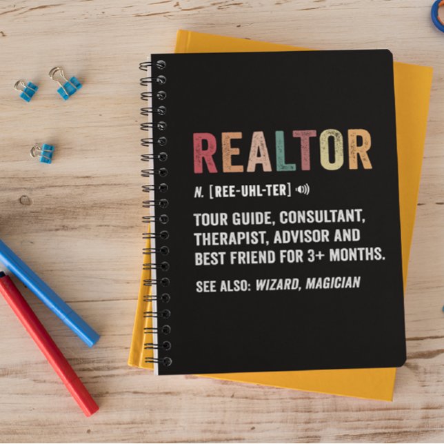 Carnet de devis amusant immobilier (funny realtor notebook)