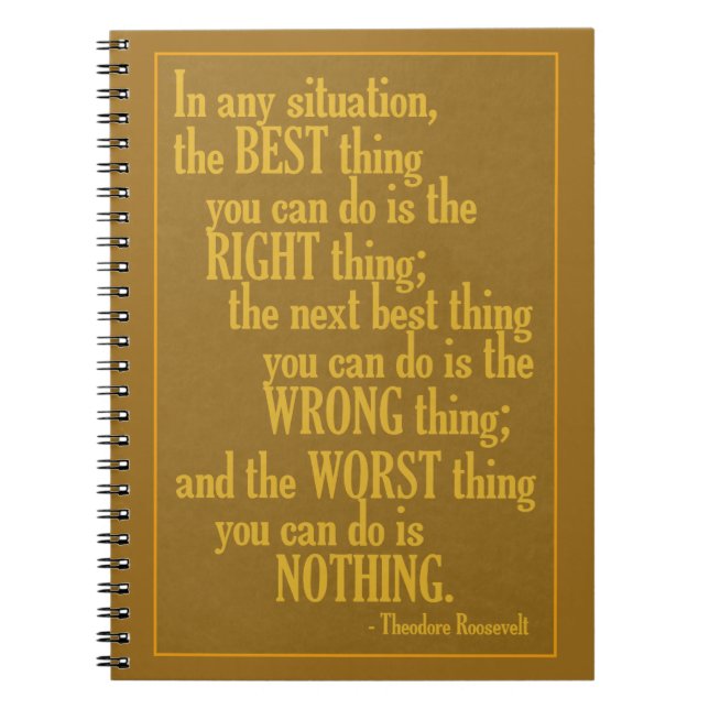 Carnet de devis Motivationnel "Faire quelque chose (Devant)