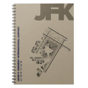 Carnet de diagramme d'aéroport de John F. Kennedy