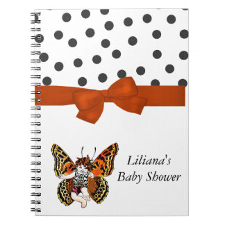 Carnet de douche de papillon de bébé