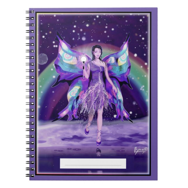 Carnet de fée Purple Rain (Devant)