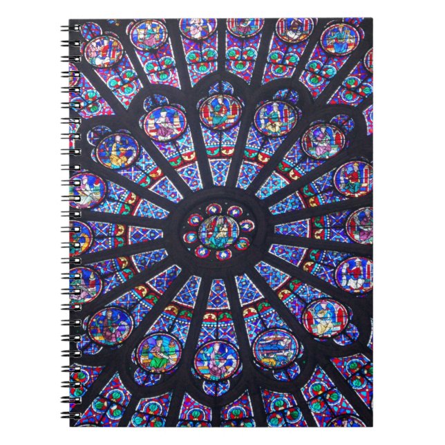 Carnet de fenêtre rose de Notre Dame (Devant)