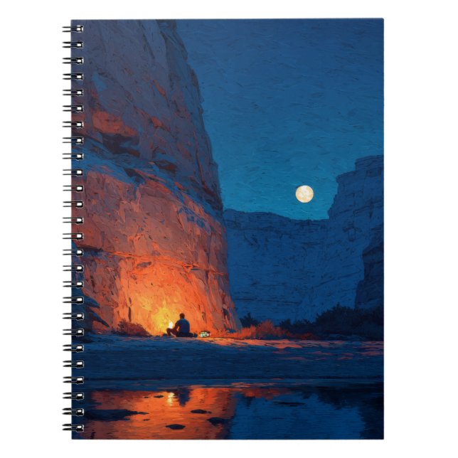 Carnet de feu de camp du canyon Lune (Devant)