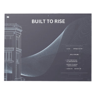Carnet de filigrane à structure minimaliste