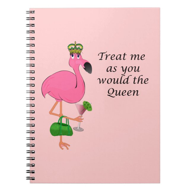 Carnet de Flamant rose de la Reine (Devant)