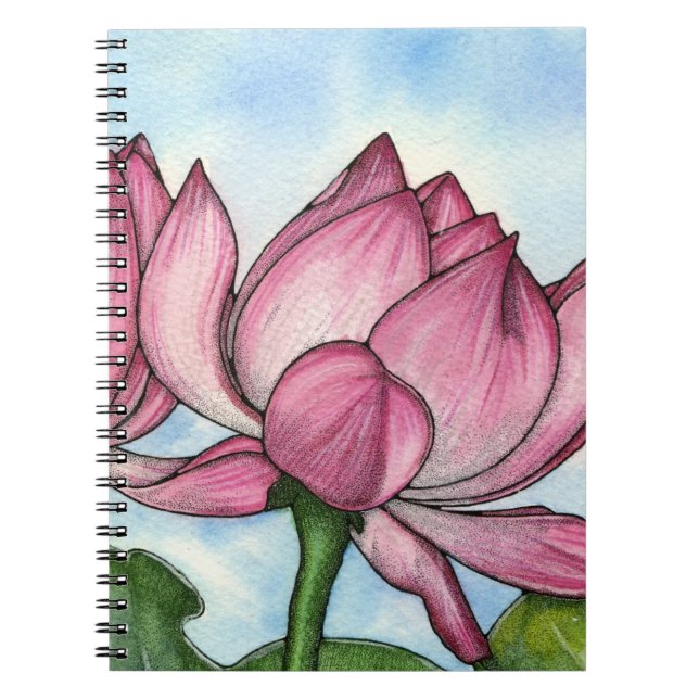 Carnet de fleur de Lotus (Devant)
