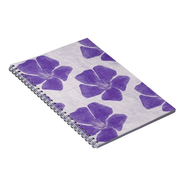 Carnet de fleurs violettes (Côté Droit)
