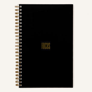 Carnet de focus Black & Gold Spiral bound