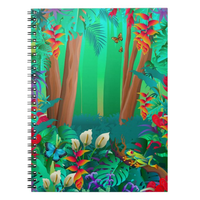 carnet de forêt tropicale (Devant)