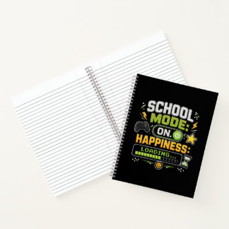 Carnet de gamer pour la rentrée scolaire