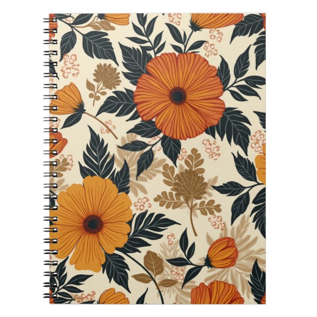 Carnet de géométrie florale en gras (Devant)