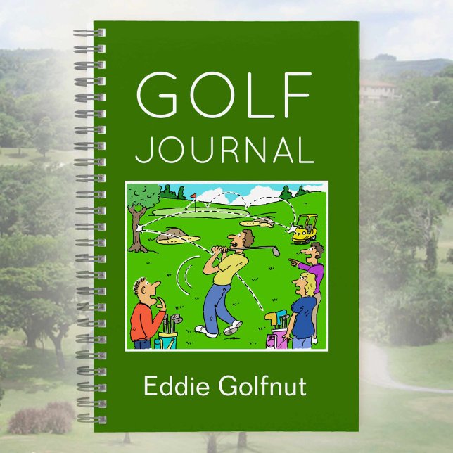 Carnet de golf drôle à personnaliser (Créateur téléchargé)