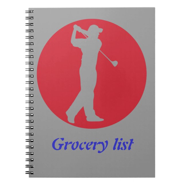 carnet de golfeur de golf (Devant)