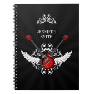 Carnet de guitares de rock