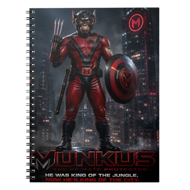 carnet de héros munkus/munkus retour à l'école  (Devant)