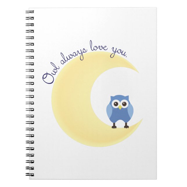 Carnet De hibou amour toujours vous (Devant)