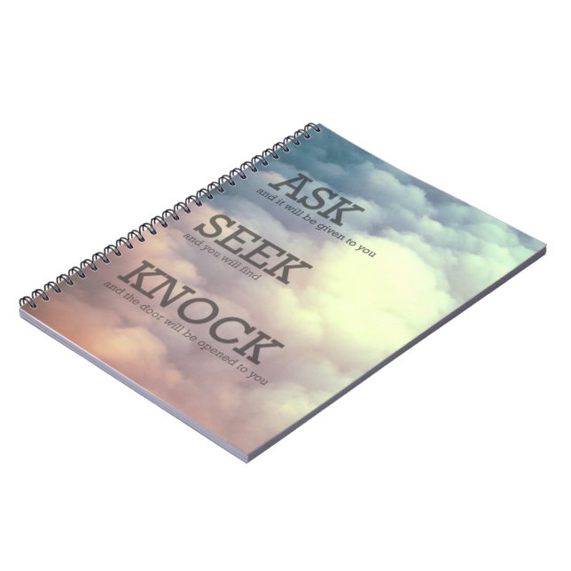 Carnet de inspiration d'écriture sainte (Côté gauche)