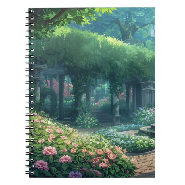 Carnet de jardin enchanté (Devant)