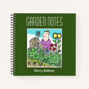 Carnet de jardinage avec le nom du propriétaire