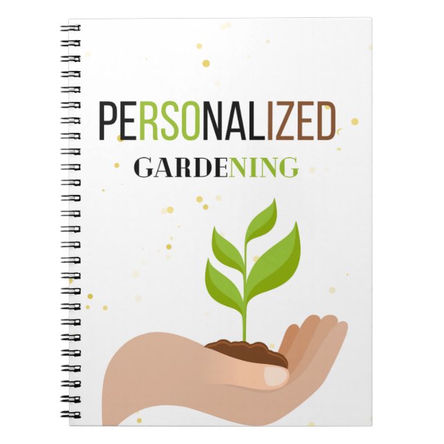 Carnet de jardinage personnalisé (Devant)