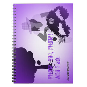 Carnet de jardinière de fille