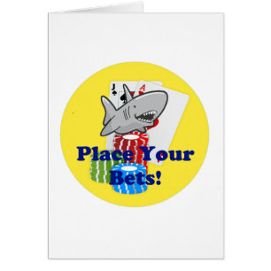 Carnet de jeu de requin amusant avec des jetons de