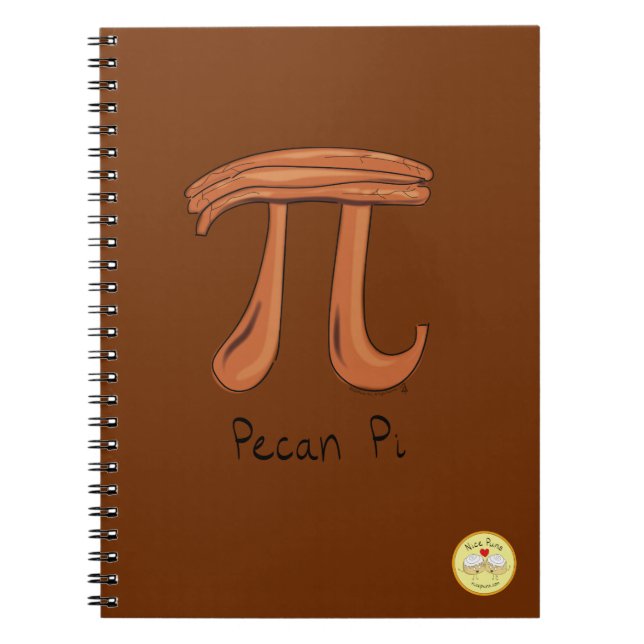 Carnet de jour Pecan Pi Cute Math Pi (Devant)