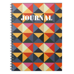 Carnet de journal Abstrait géométrique style de su