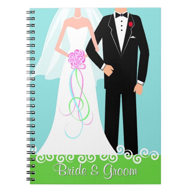 Carnet de journal de wedding planner de jeune (Devant)