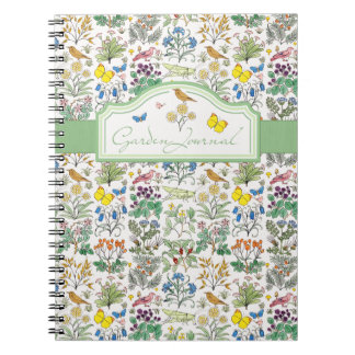 Carnet de journal du jardin de l'apothicaire de