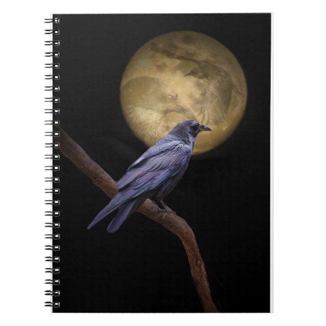 Carnet de journalisme Raven et Moon (Devant)