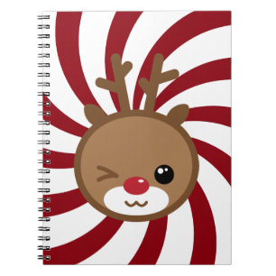 Carnet de Kawaii Reindeer