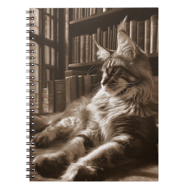 Carnet de la bibliothèque de félins (Devant)
