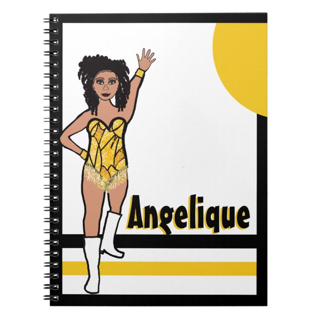 Carnet de la bordure jaune danseur #2 (Devant)