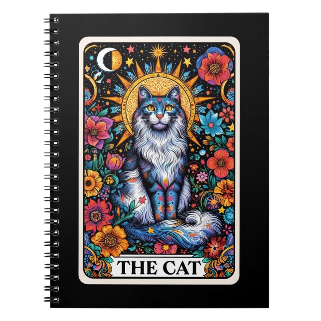 Carnet de la carte Tarot Spirit Cat (Devant)