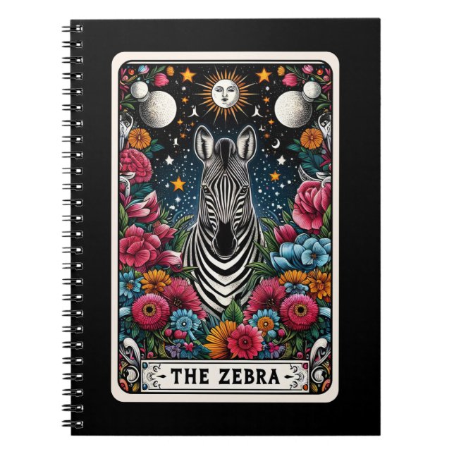 Carnet de la carte Tarot Spirit Zebra (Devant)
