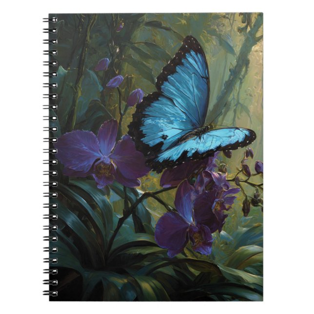 Carnet de la jungle des orchidées bleues (Devant)