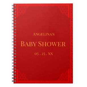 Carnet de la liste de cadeaux de Baby shower d'orn