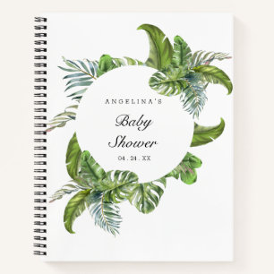 Carnet de la liste de cadeaux de Baby shower feuil