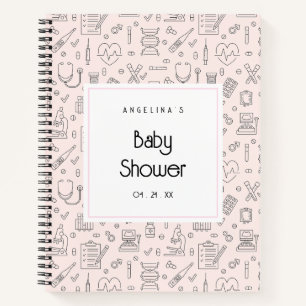 Carnet de la liste des cadeaux de Baby shower infi