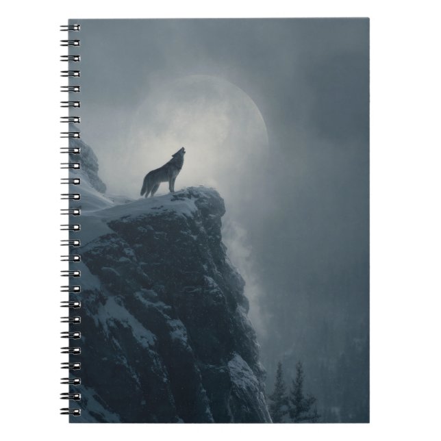 Carnet de la lune de loups hurlants (Devant)