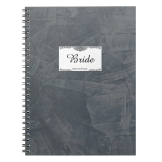 Carnet de la mariée gris uni