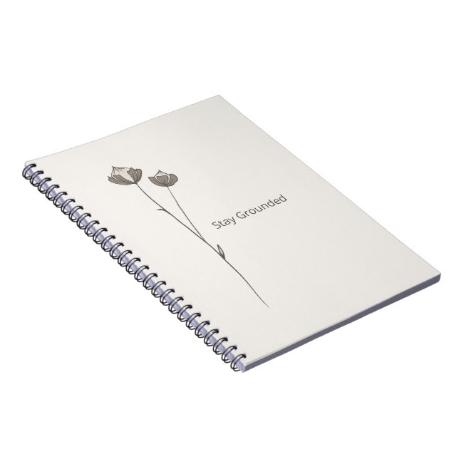 Carnet de la nature minimal nordique - Restez ancr (Côté Droit)