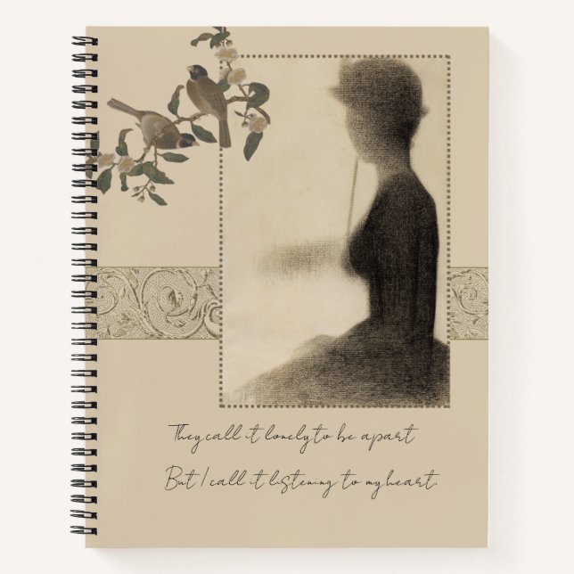 Carnet de la Silhouette Victorienne Vintage (Devant)