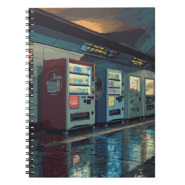 Carnet de la station de distributeurs rétros (Devant)