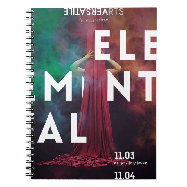 Carnet de l'affiche du Salon des Arts élémentaires (Devant)