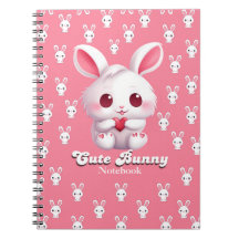 Carnet de lapin mou Spiral