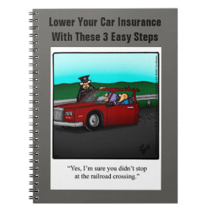 Carnet de l'assurance automobile amusant