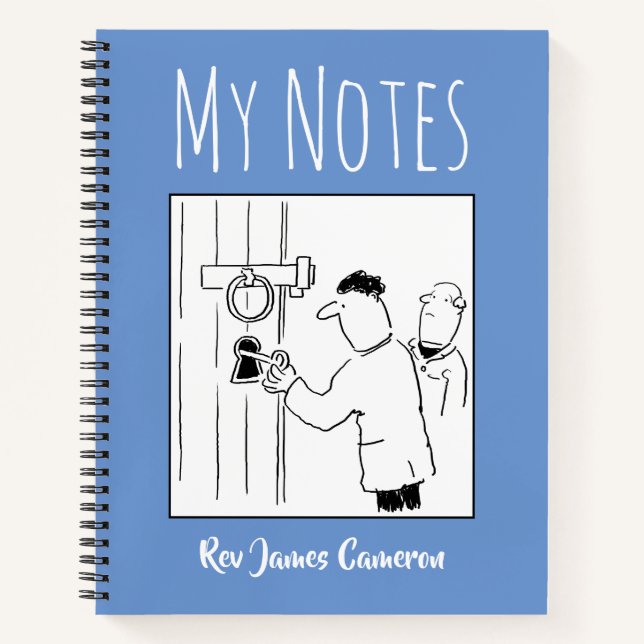 Carnet de l'église avec le nom du propriétaire (Devant)